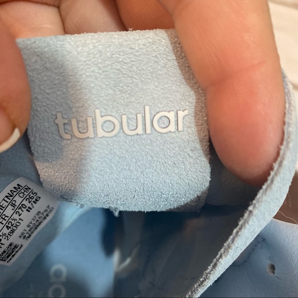 adidas Tubular Invader Strap Easy Blue Tennis Shoe size 10 - Picture 10 of 10